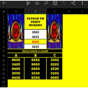 PLANTILLA "EXCEL LA LLAVE PARA ACERTAR FREDY MORENO"